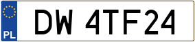 Truck License Plate